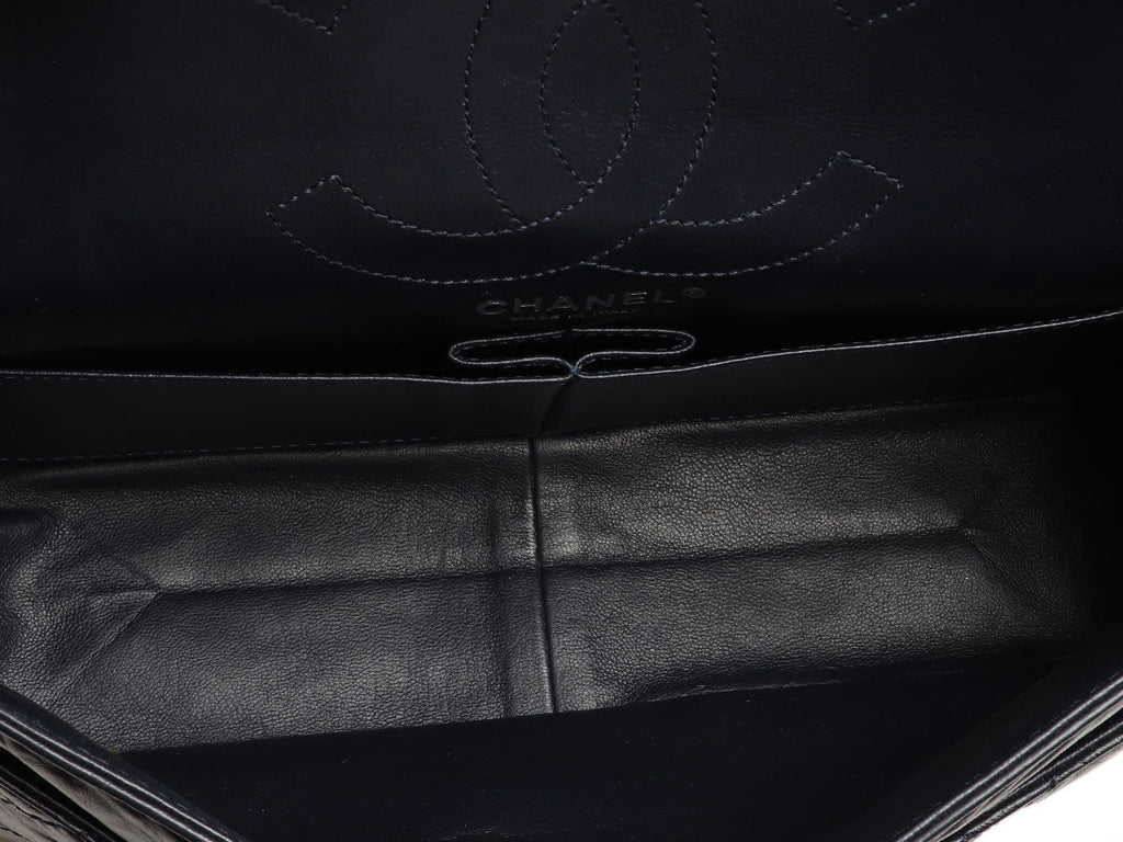 Chanel Navy Quilted Aged Calfskin 2.55 Reissue 226