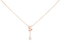 Chanel Small 18K Beige Gold Diamond N°5 Necklace