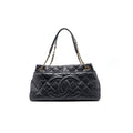 Chanel Large Black Quilted Leather CC Timeless Tote