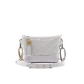 Chanel's Gabrielle Small Hobo Handbag Light Grey