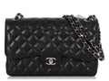 CHANEL CLASSIC CAVIAR QUILTED JUMBO DOUBLE FLAP BAG