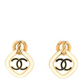 CHANEL METAL RESIN CC EARRINGS