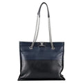 CHANEL 21 LAMBSKIN LEATHER BOY TOTE CHAIN BAG