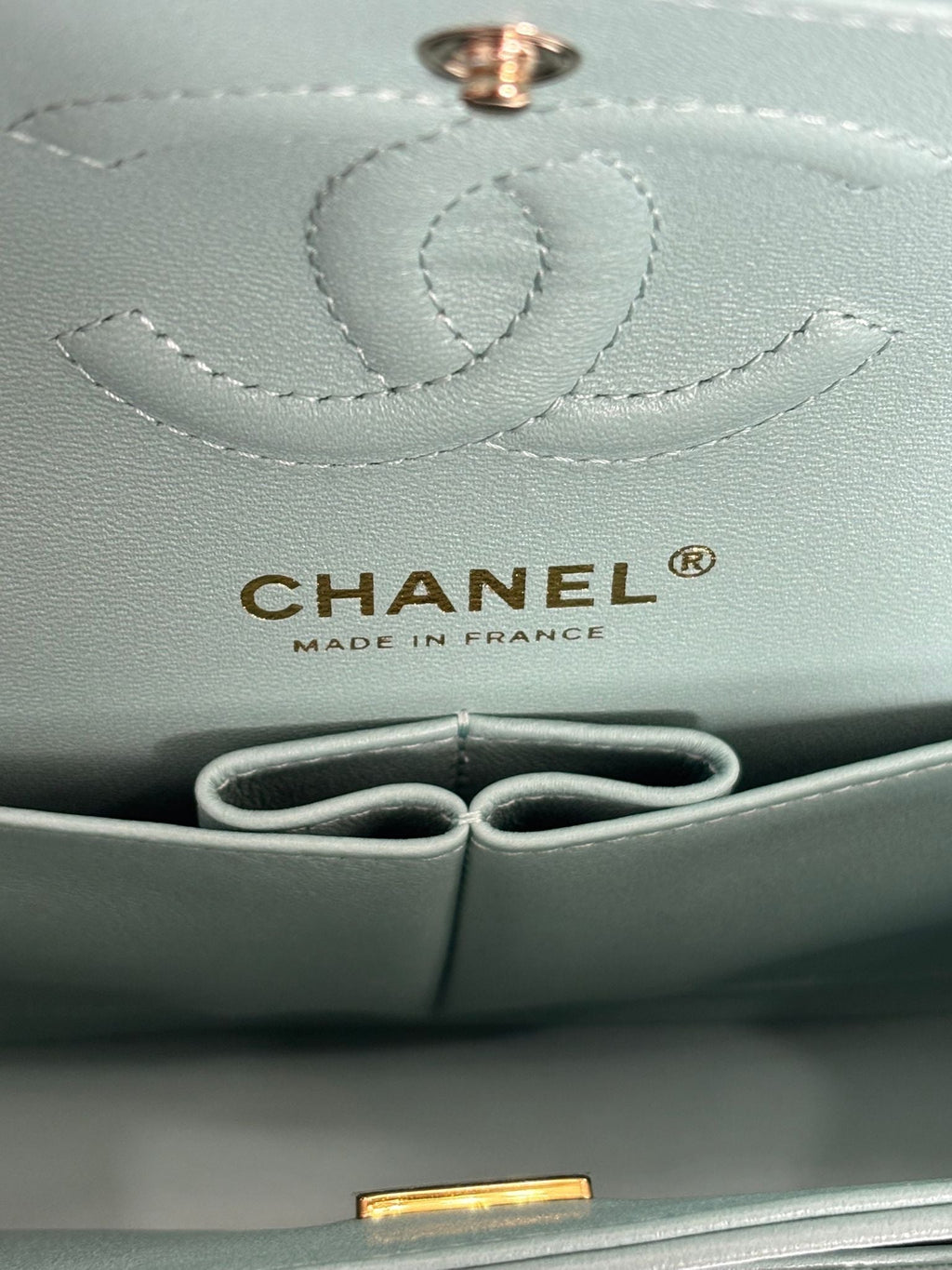 CHANEL VELVET QUILTED MINI FLAP BAG