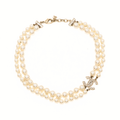 Chanel 'CC' Double Strand Pearl Choker