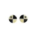 Chanel 'Coco Mark' Check Earrings