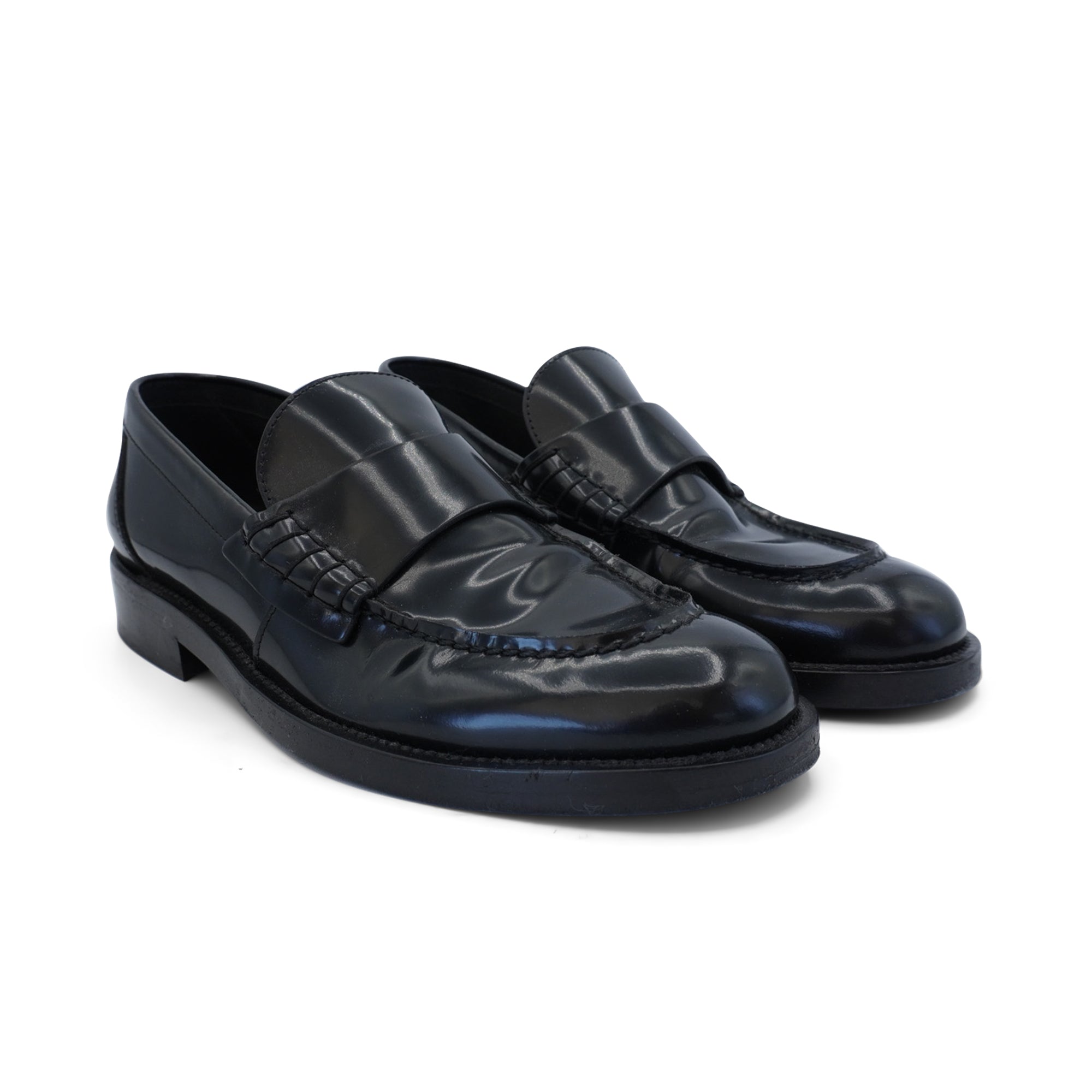 Chanel Logo Heel Loafers - Women's 37