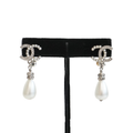 Chanel '24S' CC Pearl Drop Earrings