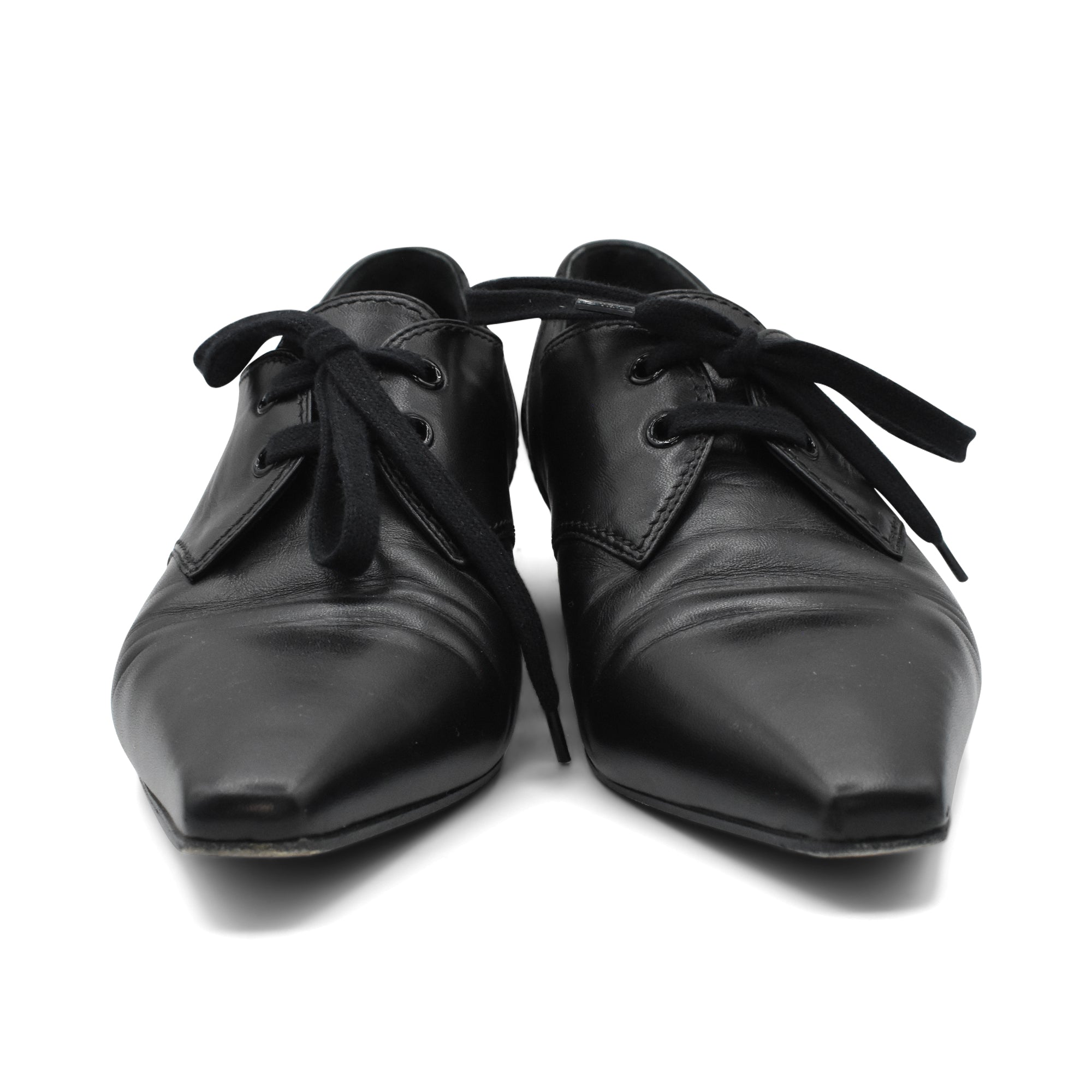Chanel Heeled Derby Shoes - Women's 40