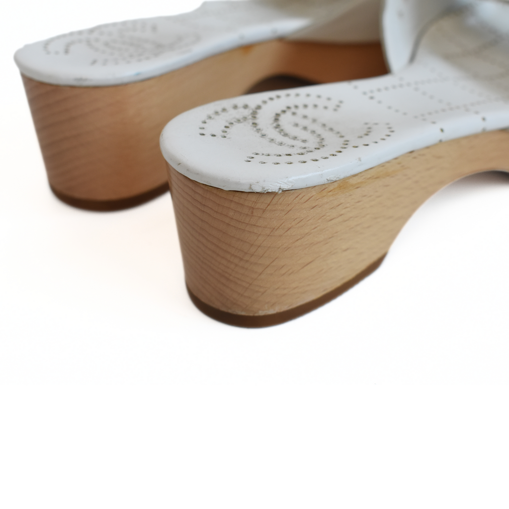 Chanel Vintage Clog Sandals - Women's 6