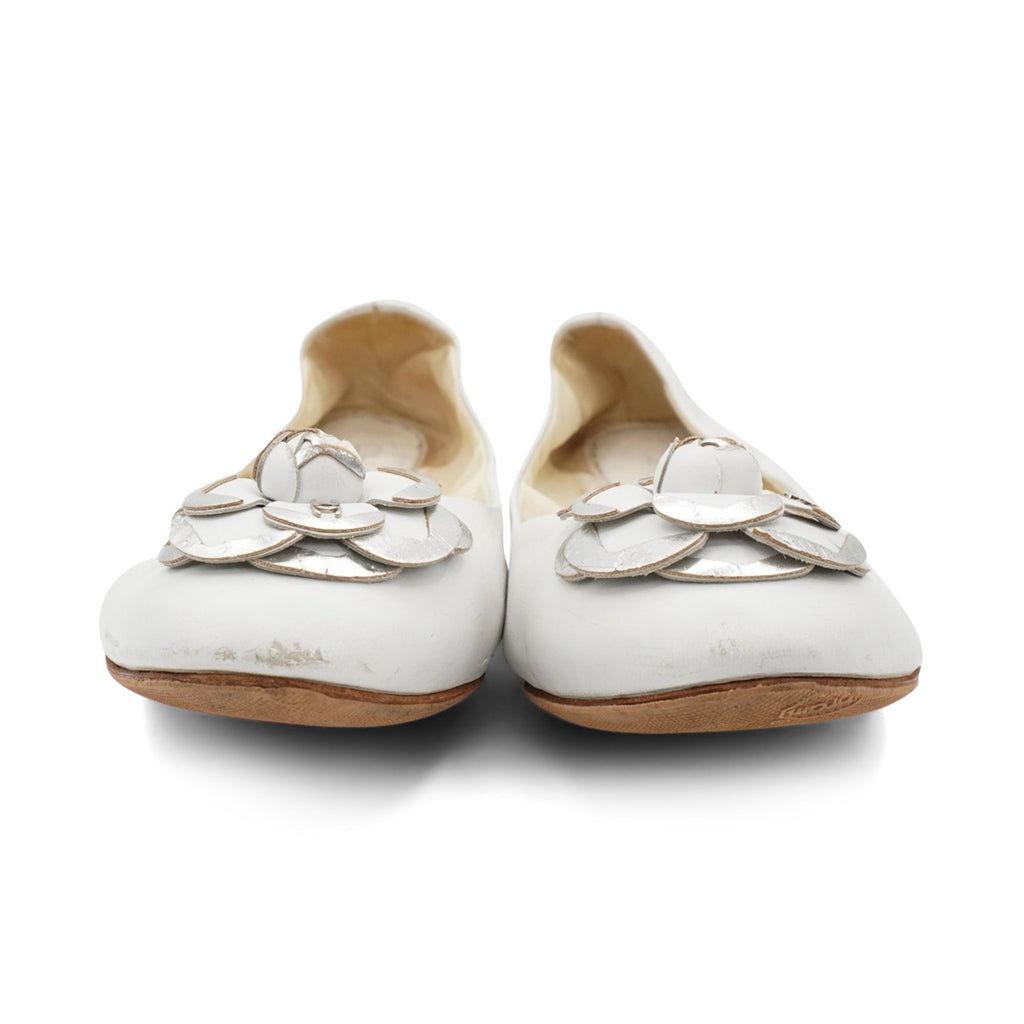 Chanel 'Camellia' Flats - Women's 38
