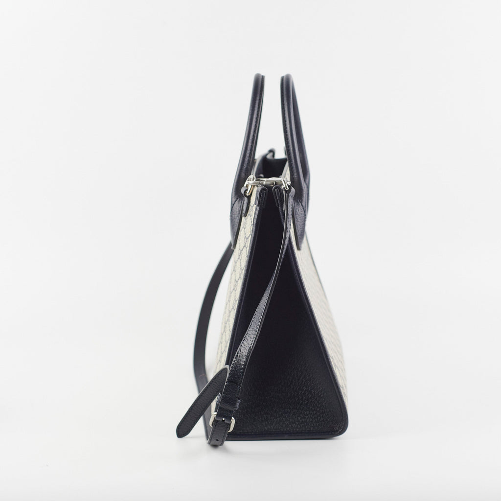 Gucci Small Monogram Black Tote