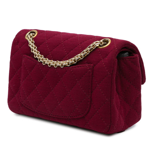 Chanel 2.55 Reissue Mini Quilted Jersey Double Flap