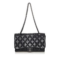 Chanel 3 Bag Lambskin Leather Flap Bag (SHG-36390)