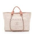 Chanel Boucle Lurex Deauville Medium Tote