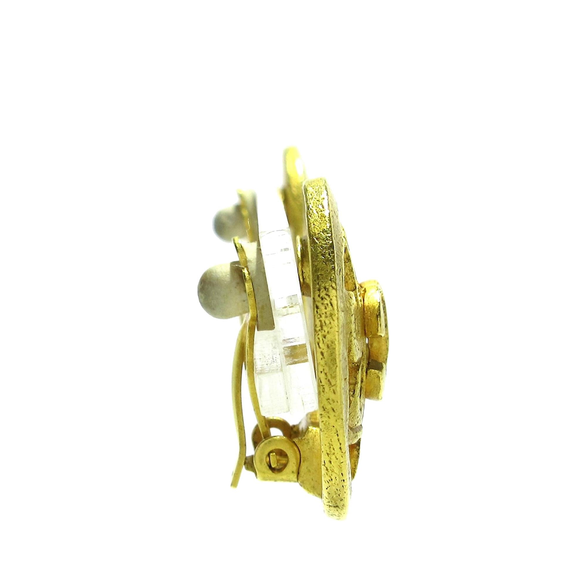 Chanel CC Clip On Earrings (SHG-cIHDMO)