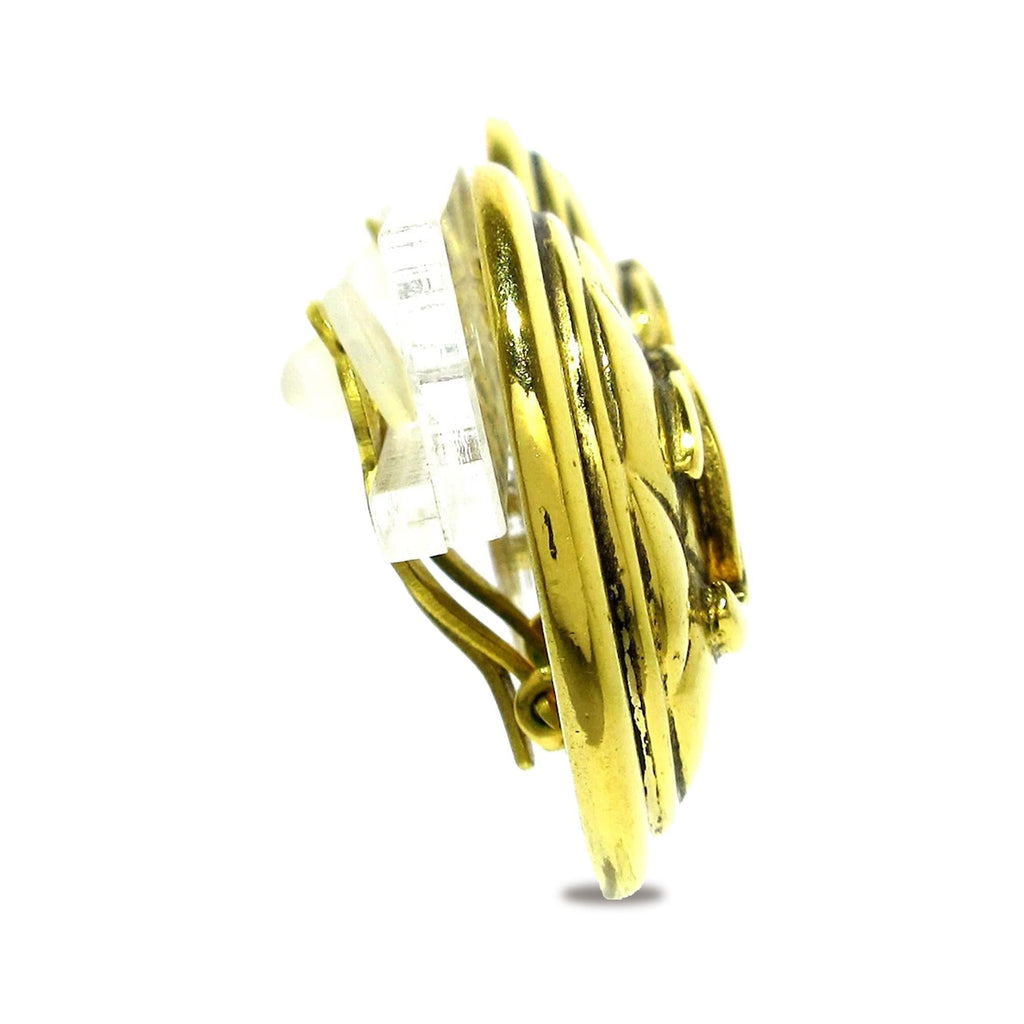 Chanel CC Clip On Earrings (SHG-9NDjZ5)
