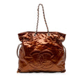 Chanel CC Metallic Patent Bonbons Tote