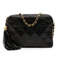 Chanel CC Quilted Lambskin Tassel Camera Bag