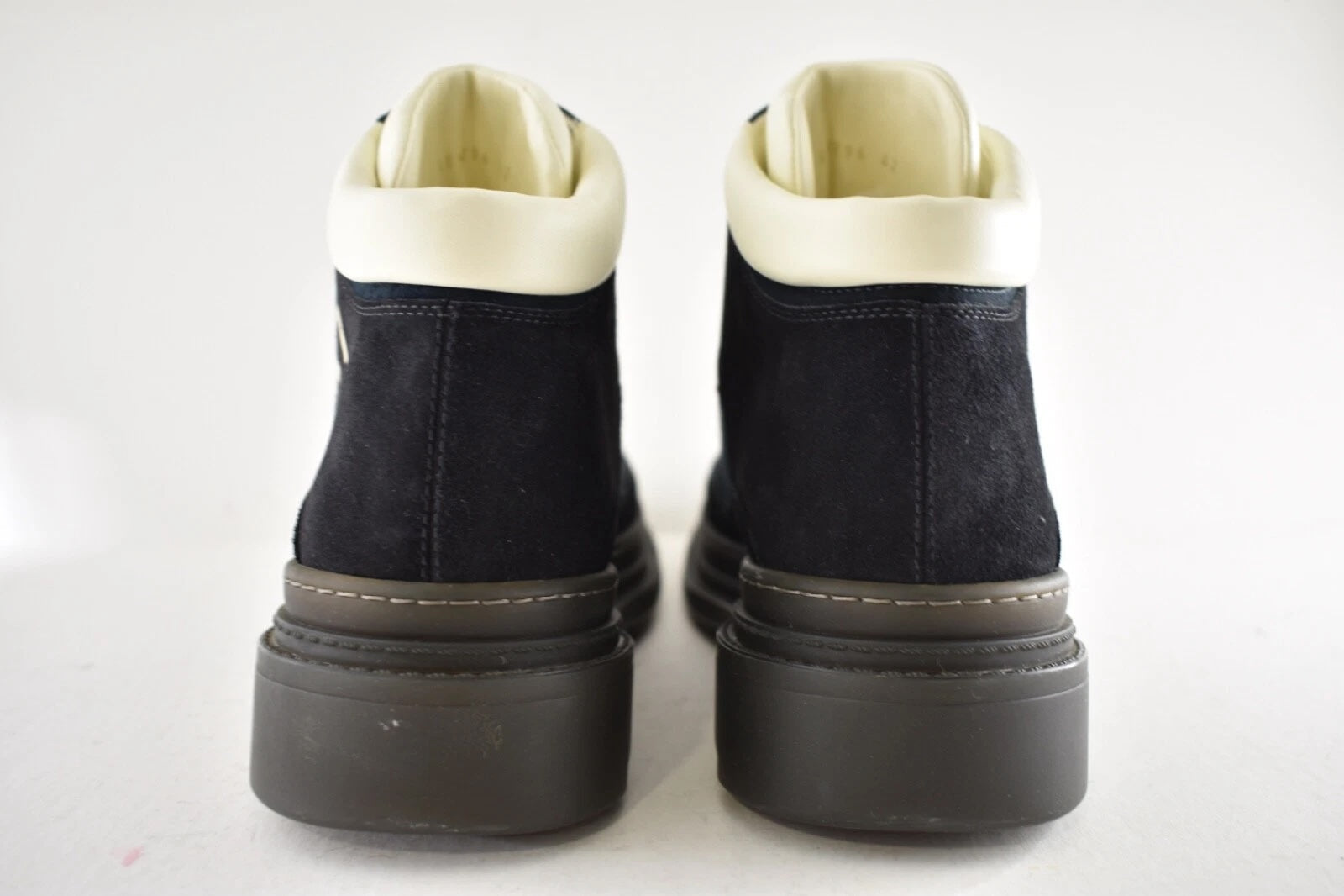CHANEL CC COMBAT LACE UP ANKLE HIKING SNOW BOOTS