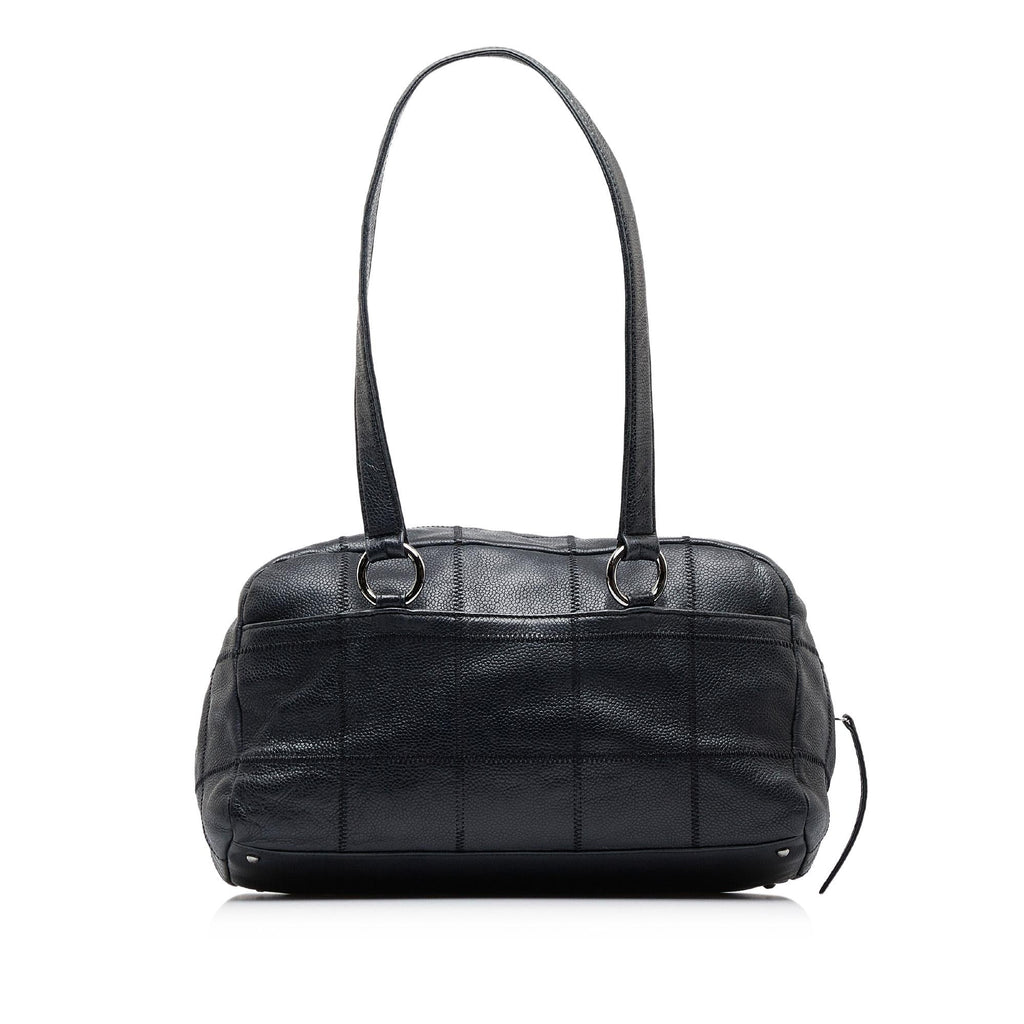 Chanel Caviar Choco Bar Shoulder Bag (SHG-UMhvEk)