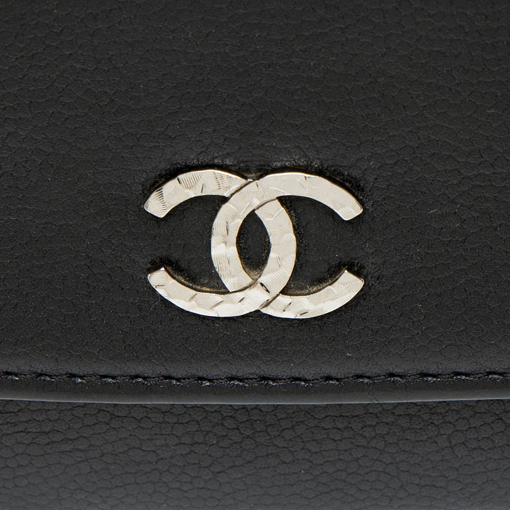Chanel Caviar Leather CC Wallet on Chain