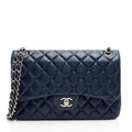 Chanel Caviar Leather Classic Jumbo Double Flap Bag