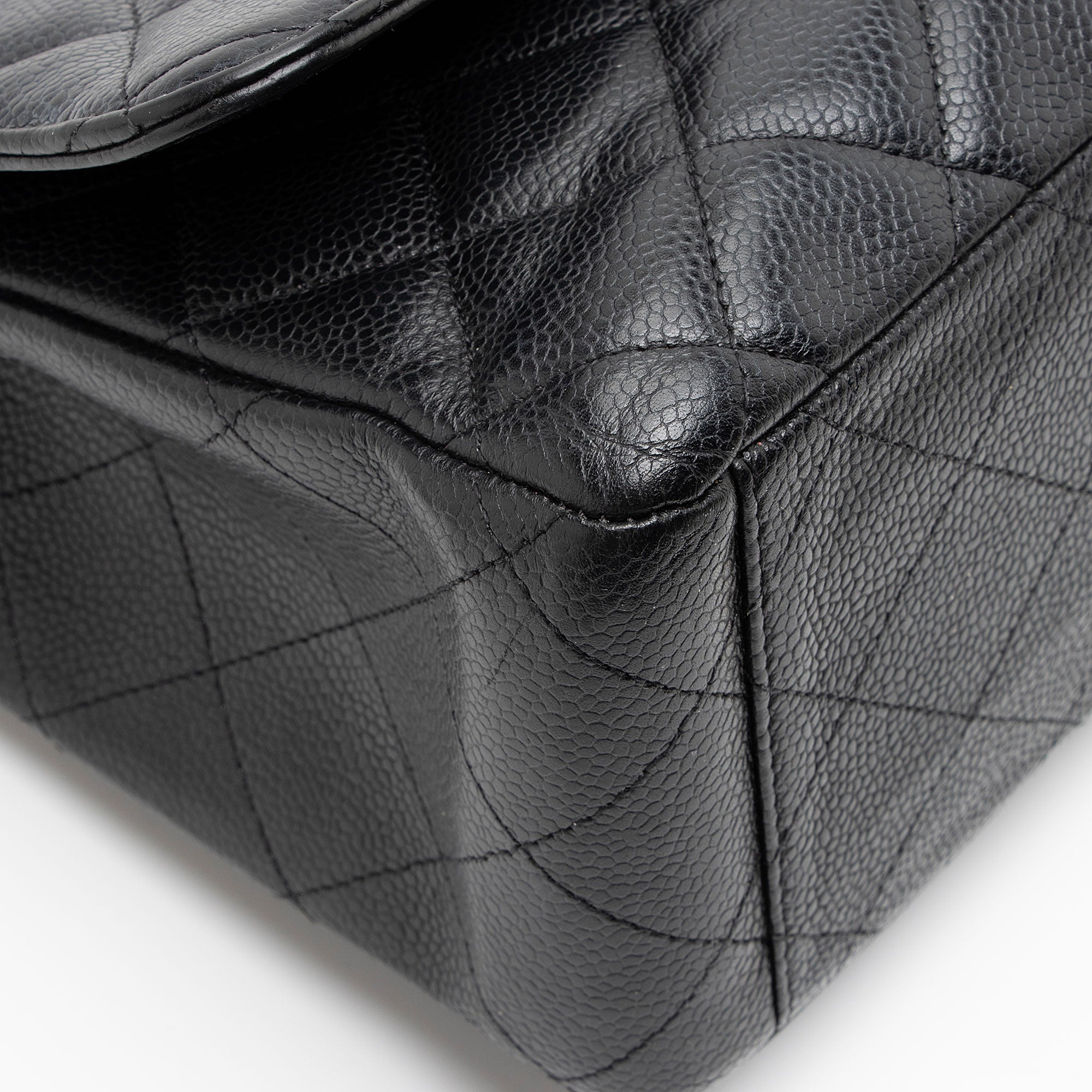 Chanel Caviar Leather Classic Maxi Single Flap Bag