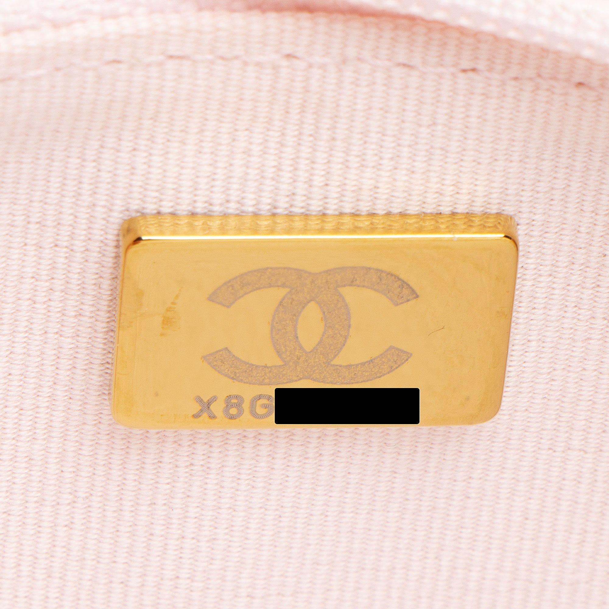 Chanel Caviar Leather Crystal CC Wallet on Chain
