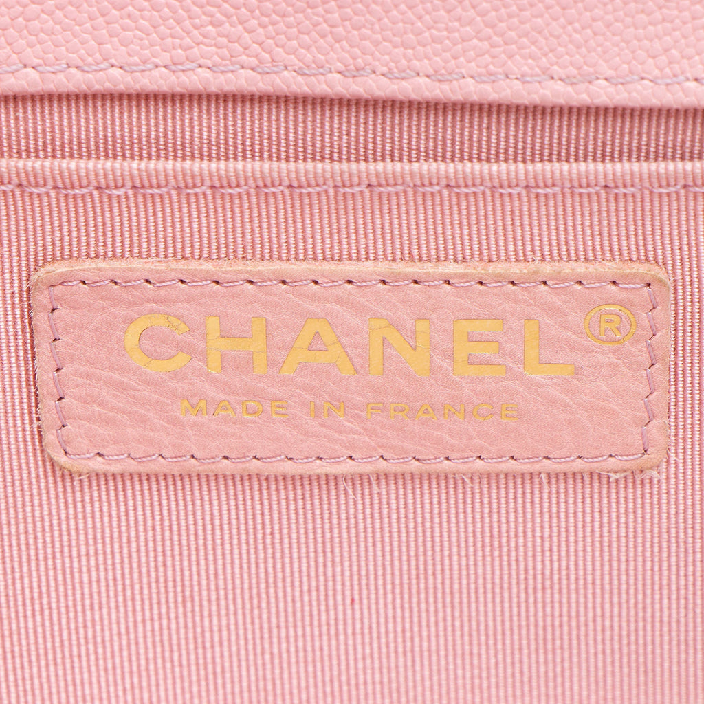 Chanel Caviar Leather Old Medium Boy Bag
