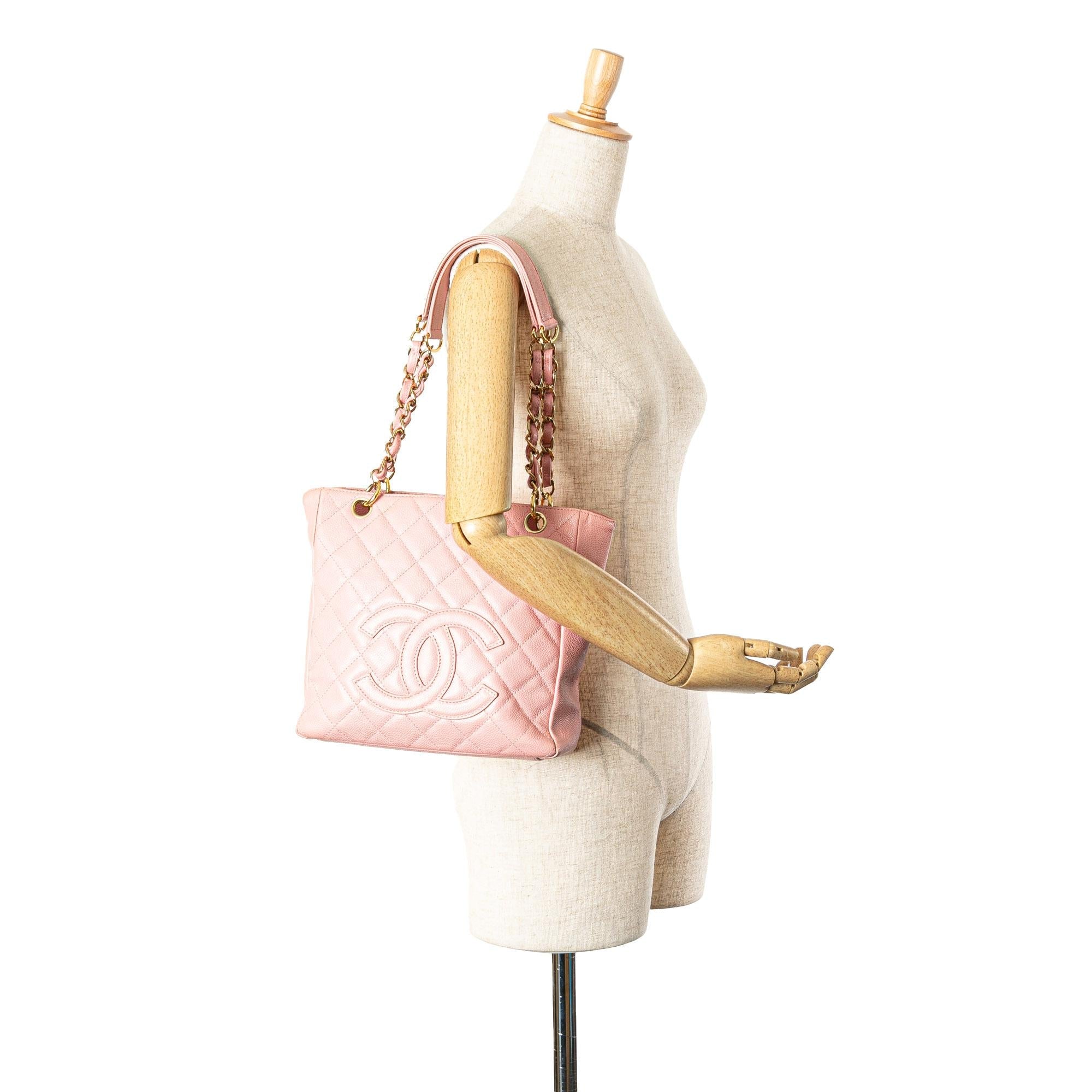 Chanel Caviar Petite Shopping Tote