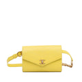 Chanel Chevron Stitched Coco Belt Bag (SHG-0M8DhP)