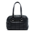 Chanel Choco Bar Caviar LAX Bowler Bag