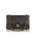 Chanel Classic Lambskin Leather Double Flap Bag (SHG-27218)