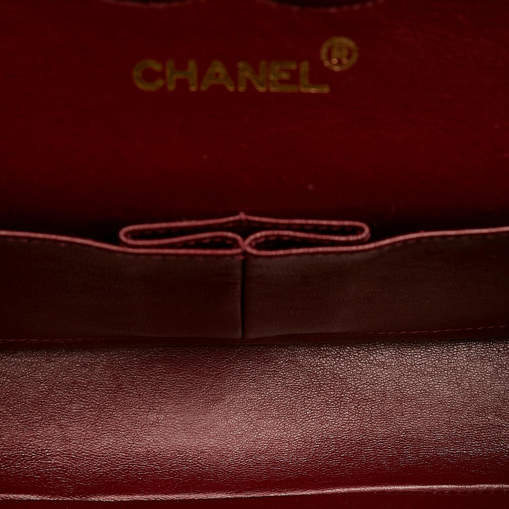 Chanel Classic Lambskin Leather Double Flap Bag (SHG-27219)