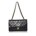 Chanel Classic Lambskin Leather Double Flap Bag (SHG-31282)