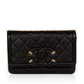 Chanel Filigree Wallet on Chain