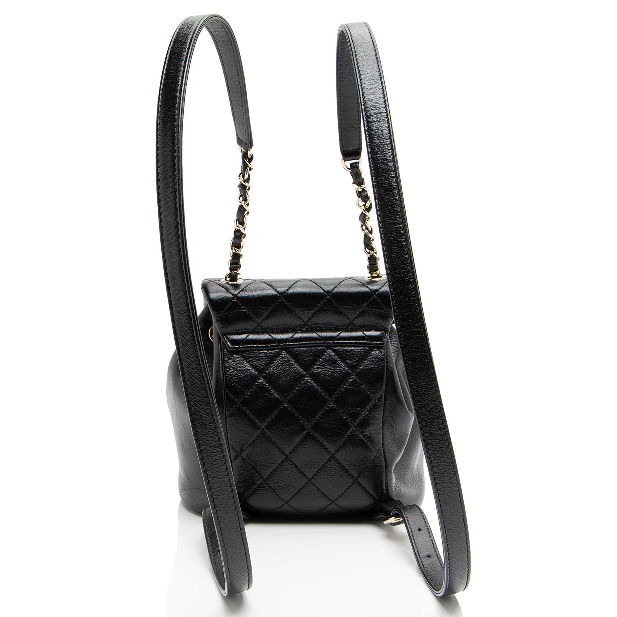 Chanel Glazed Calfskin Duma Small Backpack
