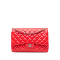 Chanel Jumbo Classic Patent Double Flap