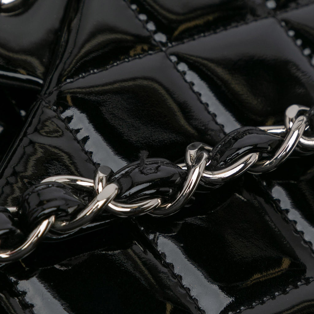 Chanel Jumbo Classic Patent Double Flap