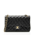 Chanel Lambskin Classic Jumbo Double Flap Bag