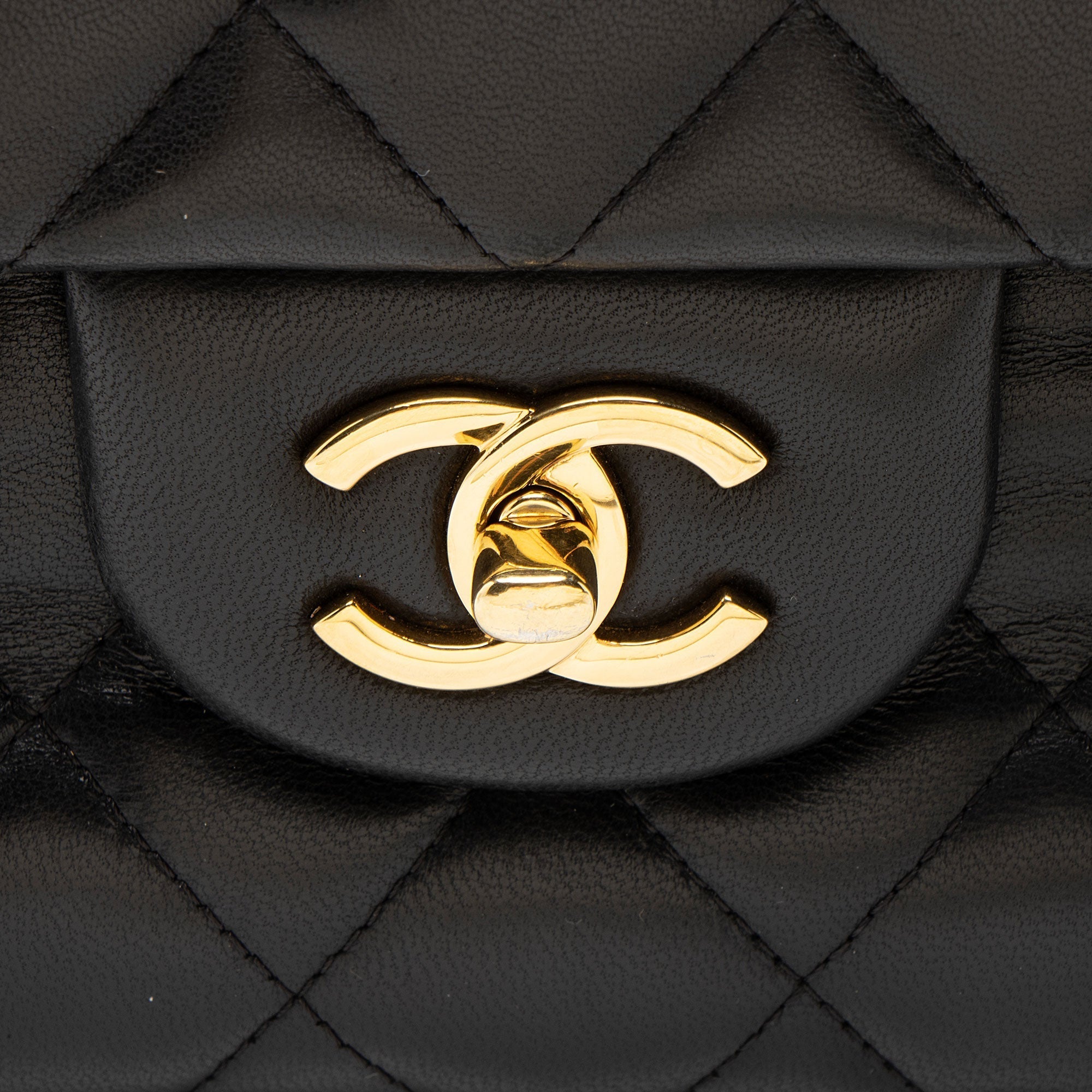 Chanel Lambskin Classic Jumbo Double Flap Bag
