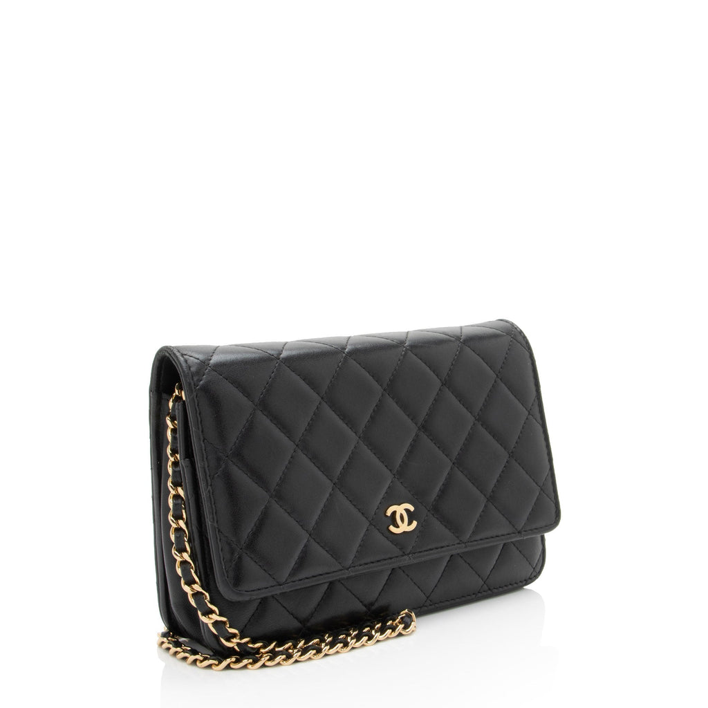 Chanel Lambskin Classic Wallet on Chain