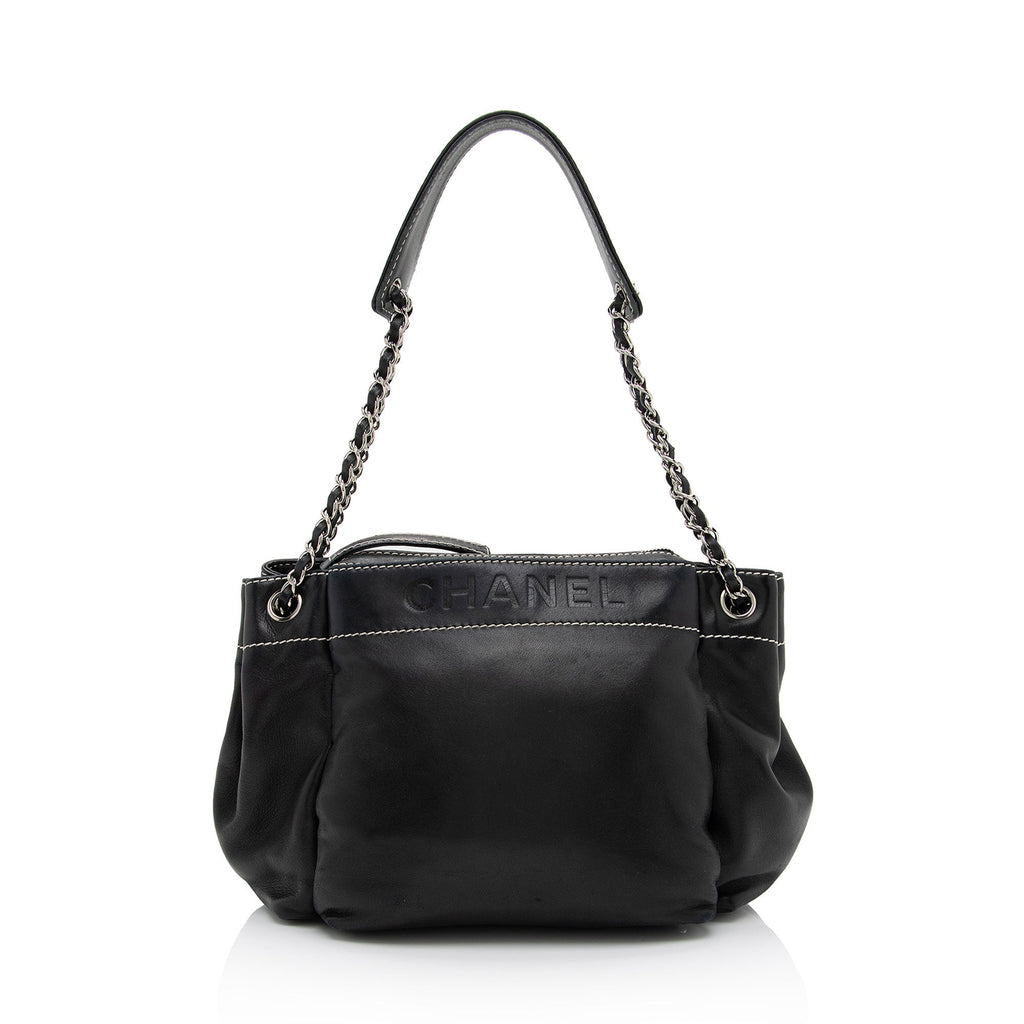 Chanel Lambskin LAX Accordion Shoulder Bag (SHF-WhynN4)