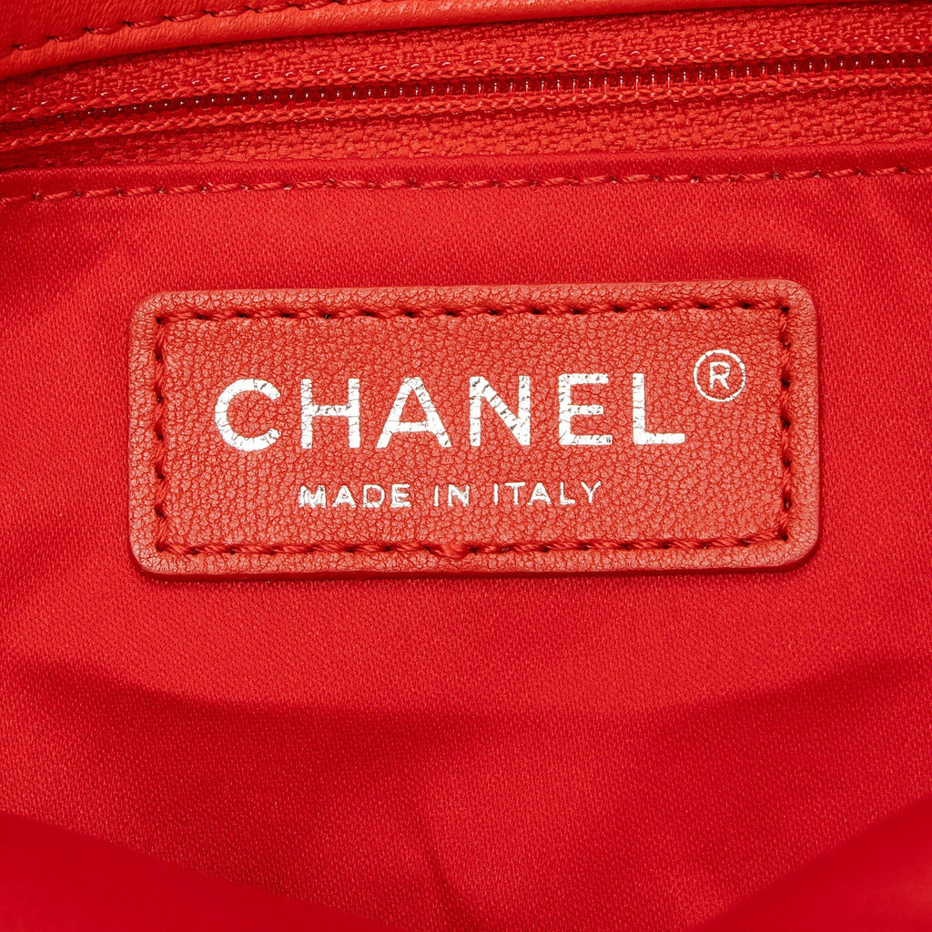 Chanel Lambskin Pagode Piping Flap Bag