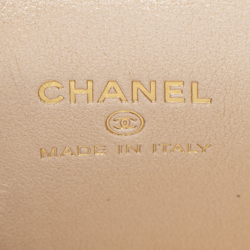 Chanel Lambskin Vanity Ruched Mini Top Handle
