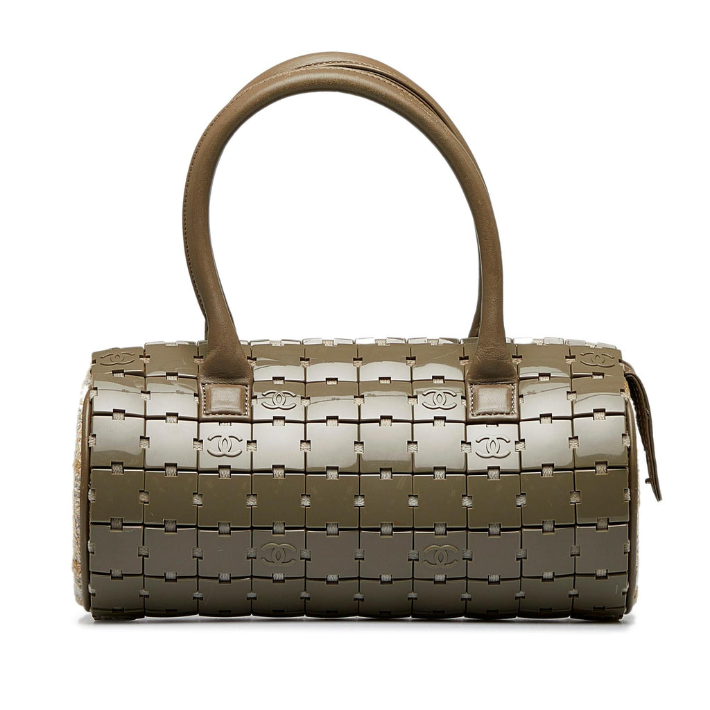 Chanel Lucite Puzzle Barrel Handbag (SHG-fugVe7)