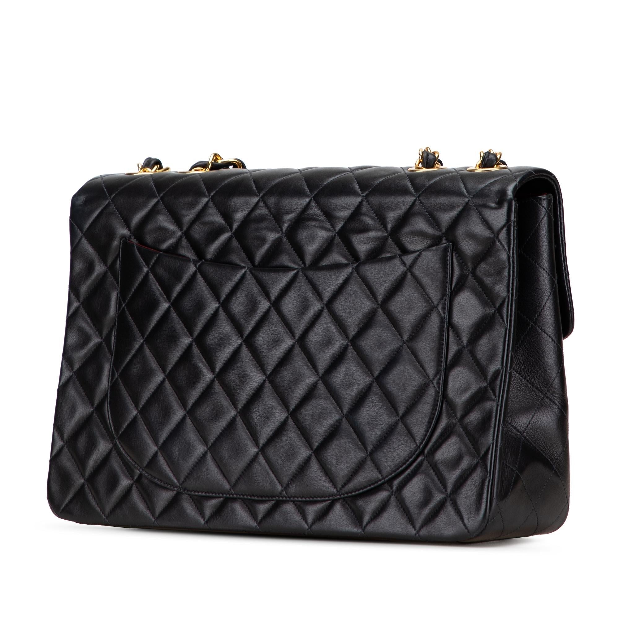 Chanel Maxi XL Classic Lambskin Single Flap