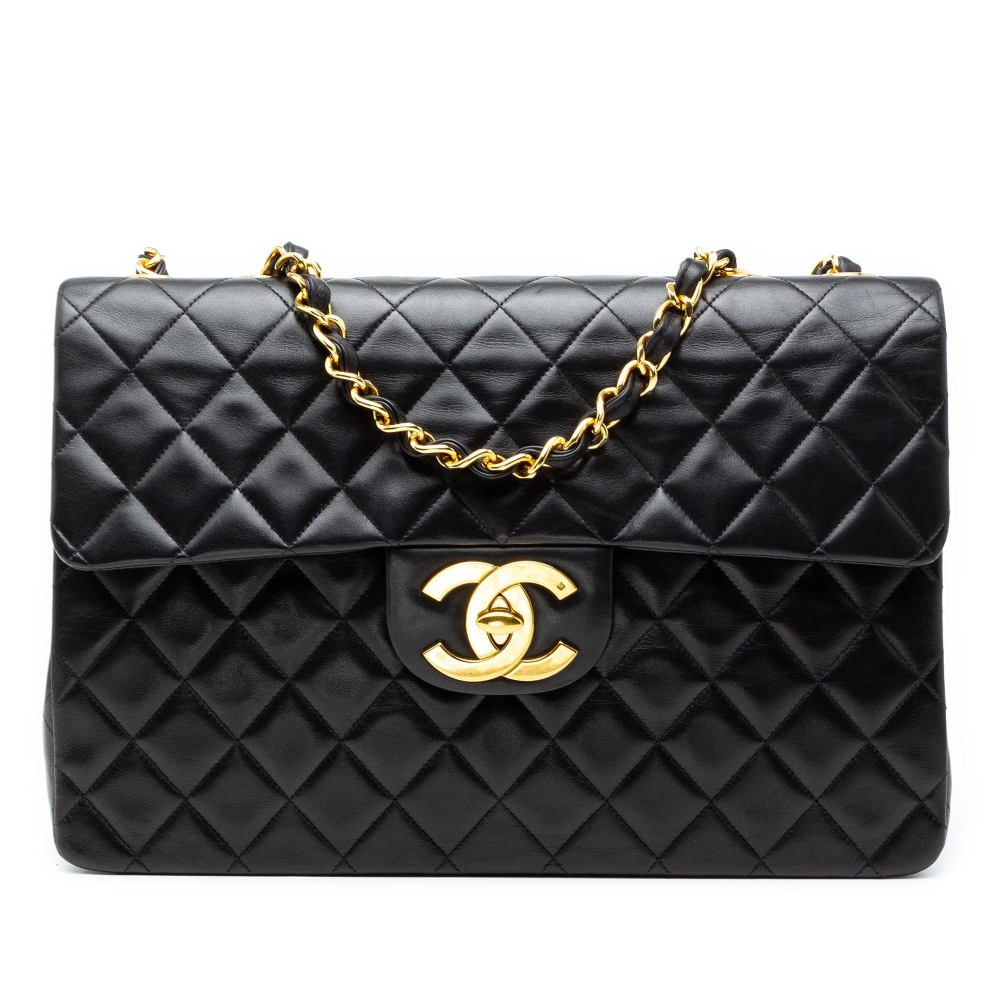 Chanel Maxi XL Classic Lambskin Single Flap