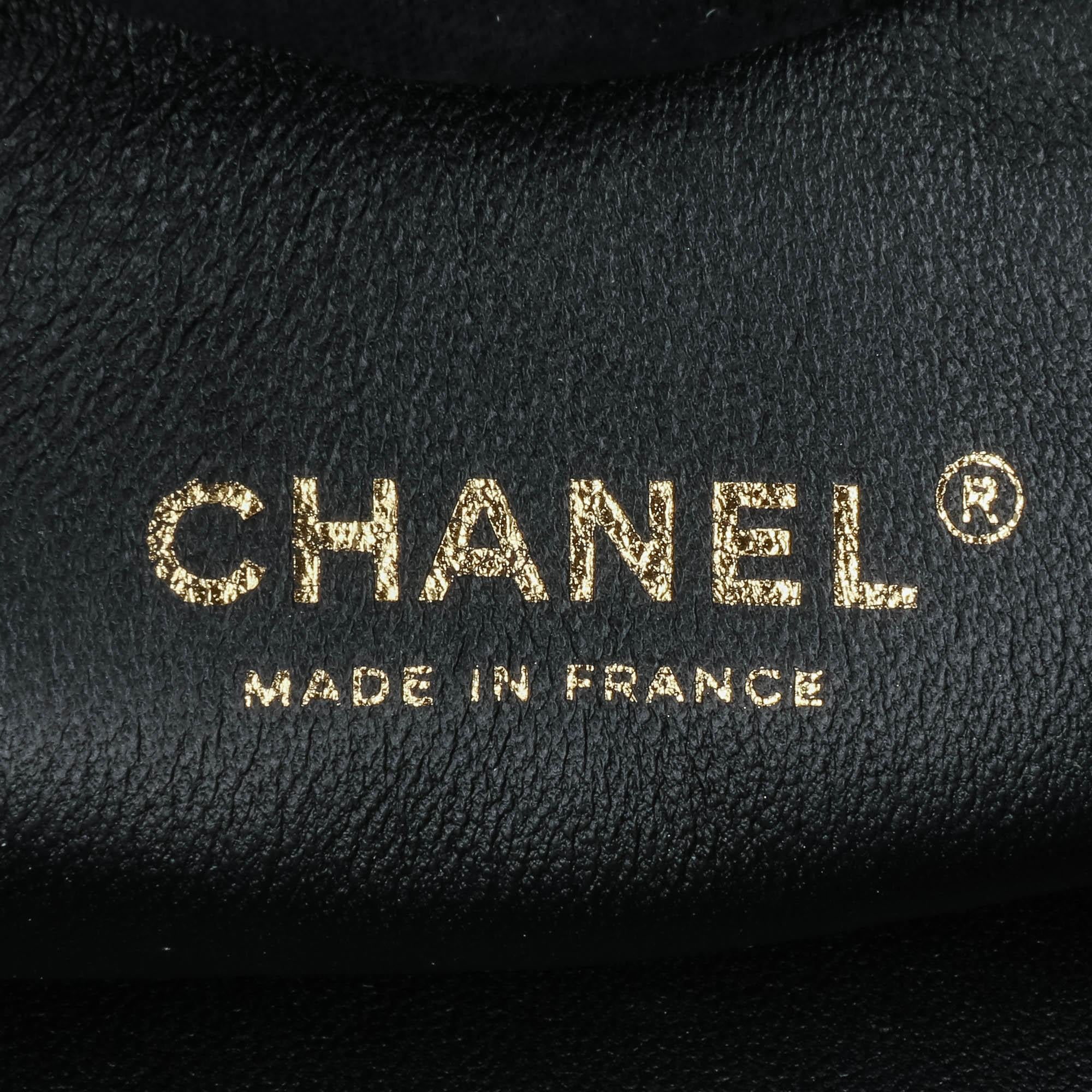 Chanel Métiers d'Art CC Quilted Lambskin Box Top Handle Satchel